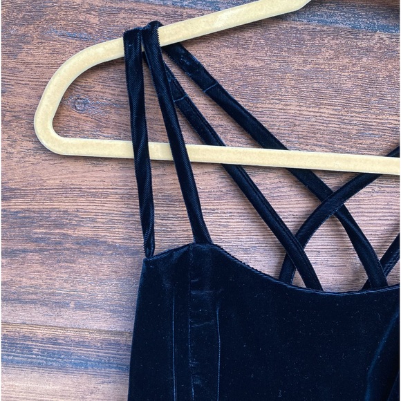 Velvet Mini Dress Vintage - Picture 2 of 8